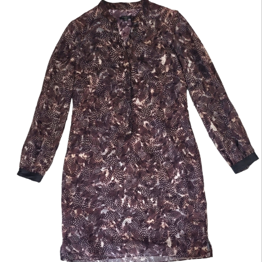 Womens size 0P animal print Banana Republic dress